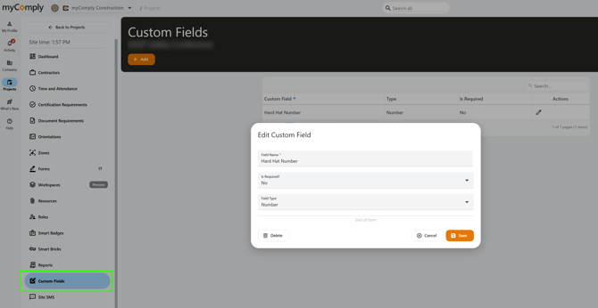 Custom Fields